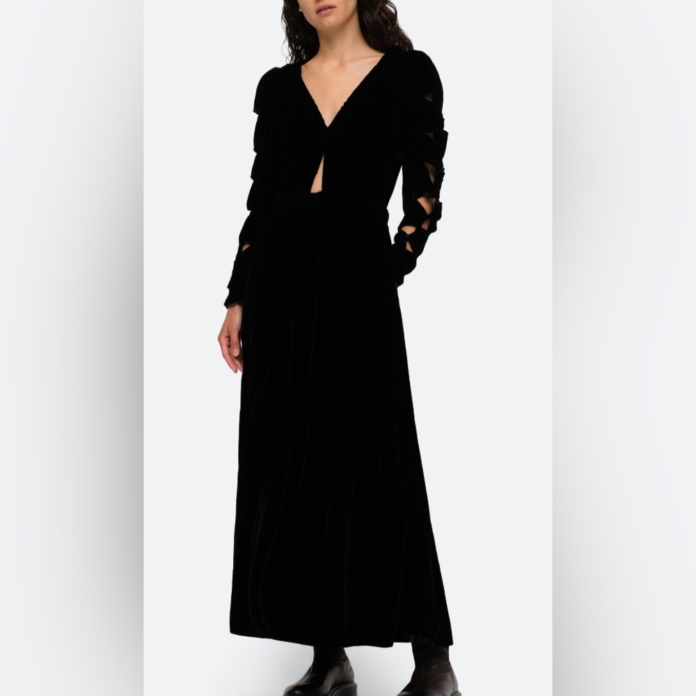 Sea NY Women’s Maude Cutout Dress, Black color, sample size S/4